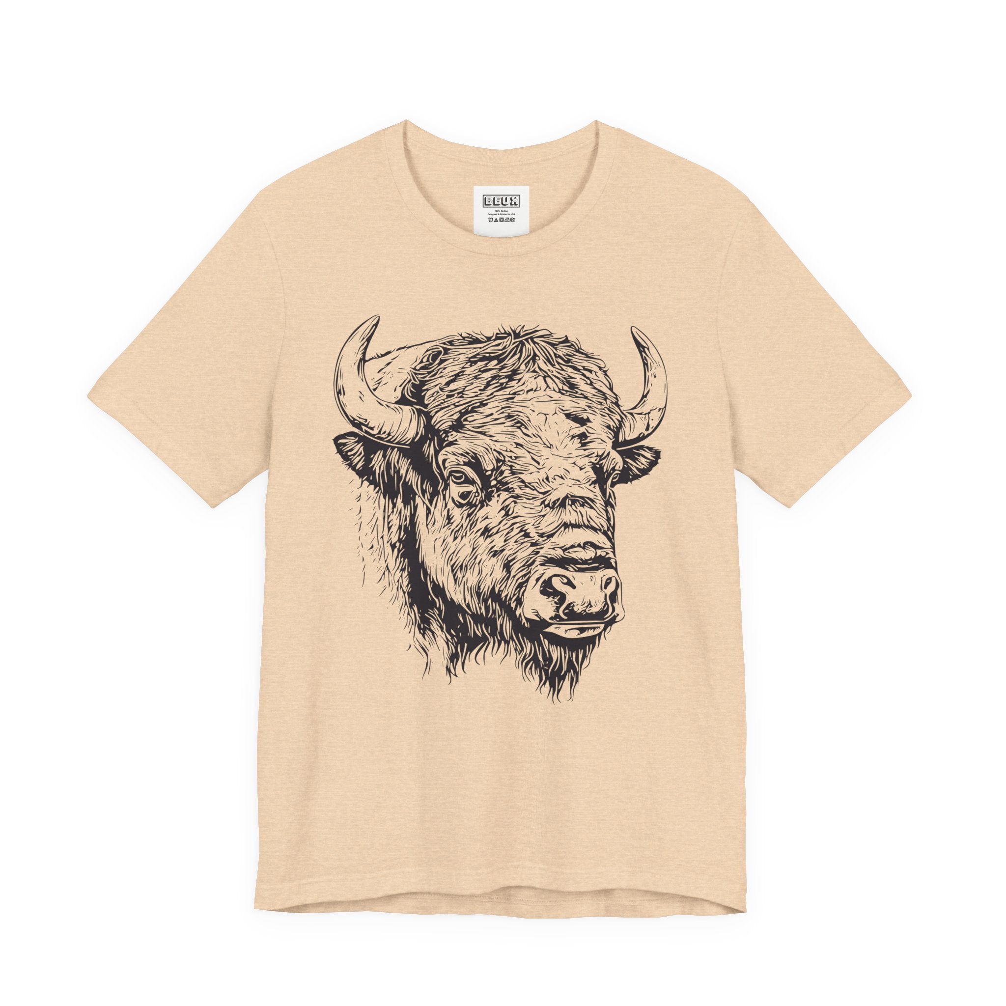 Yellowstone Bison Retro Tee | Vintage Wildlife Adventure Shirt