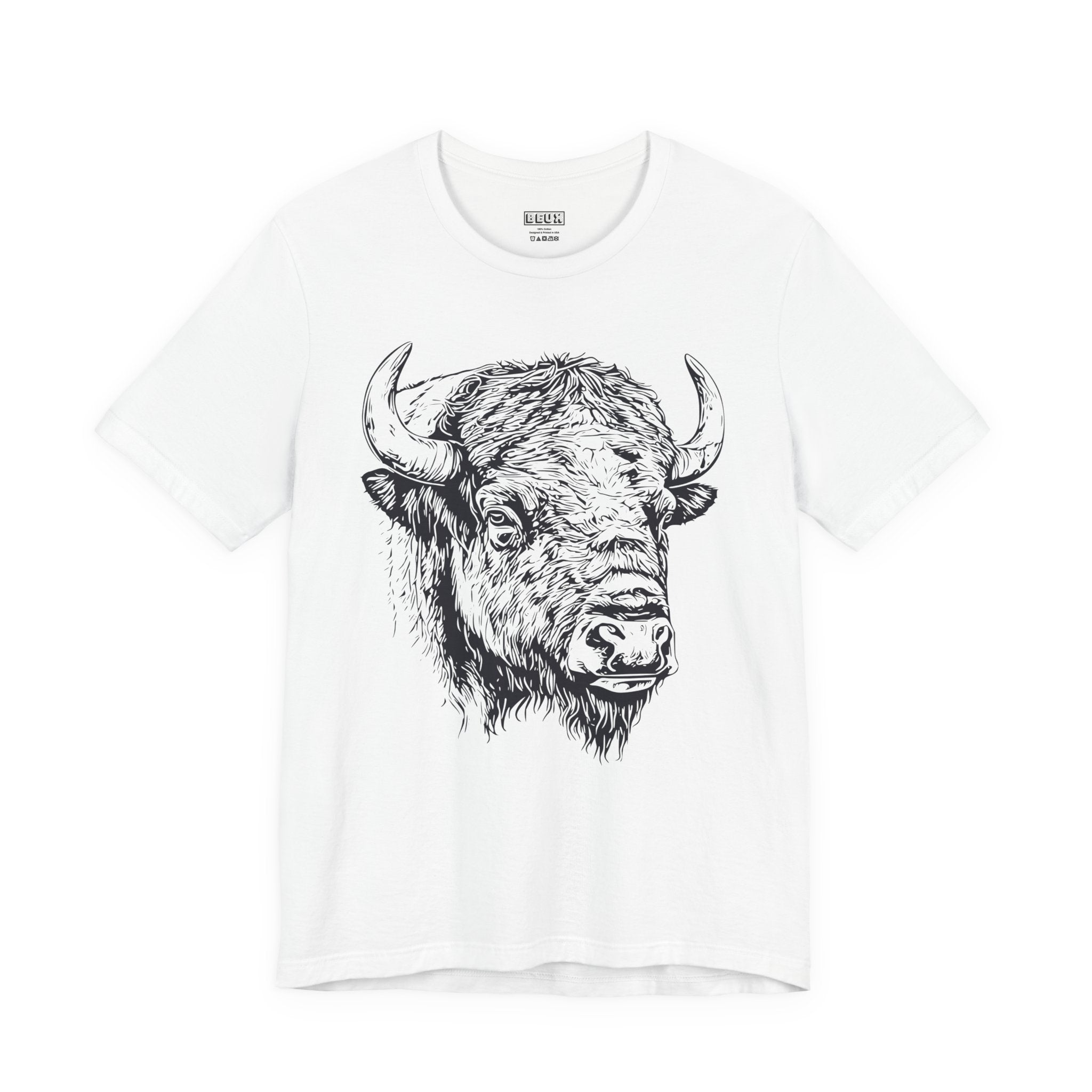 Yellowstone Bison Retro Tee | Vintage Wildlife Adventure Shirt