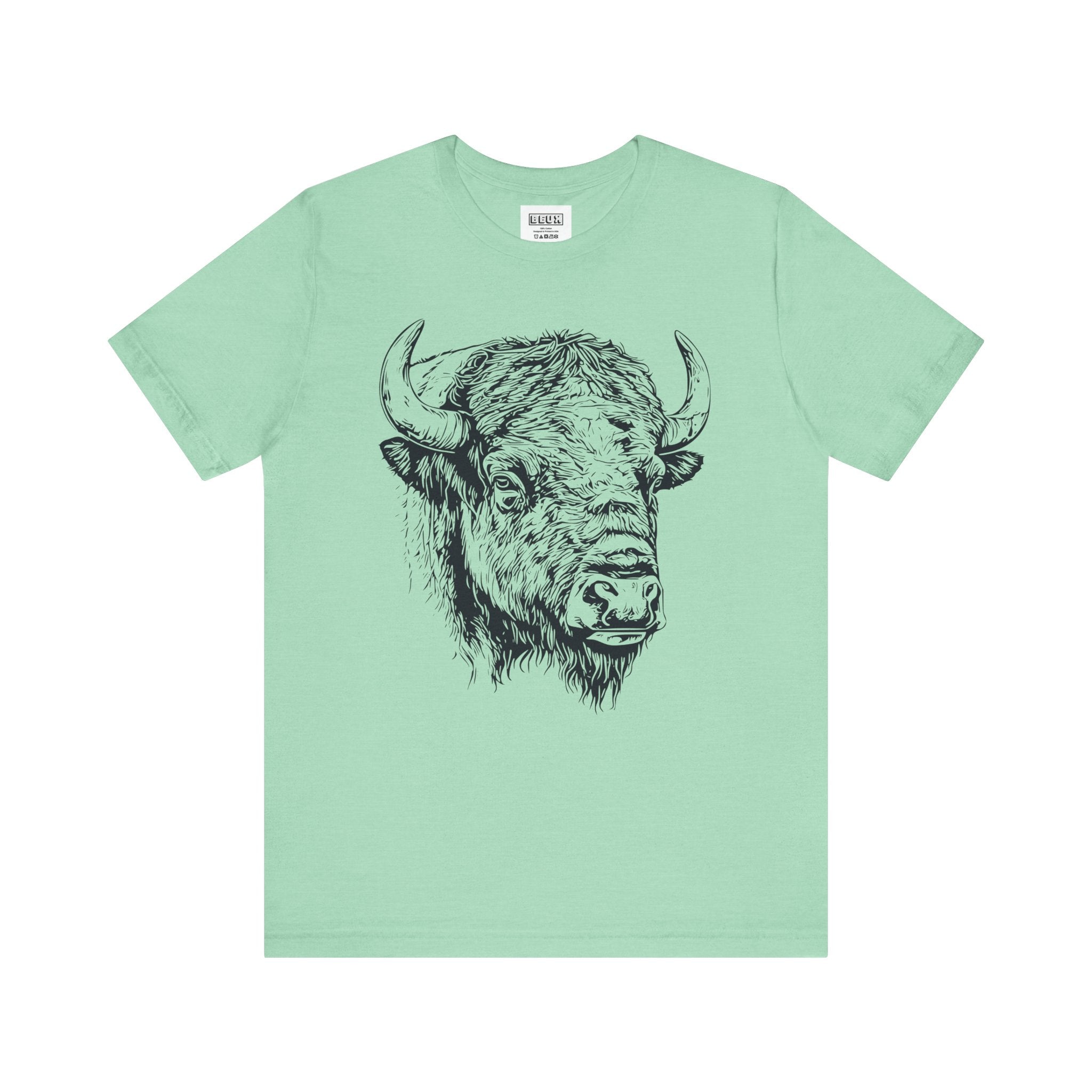 Yellowstone Bison Retro Tee | Vintage Wildlife Adventure Shirt