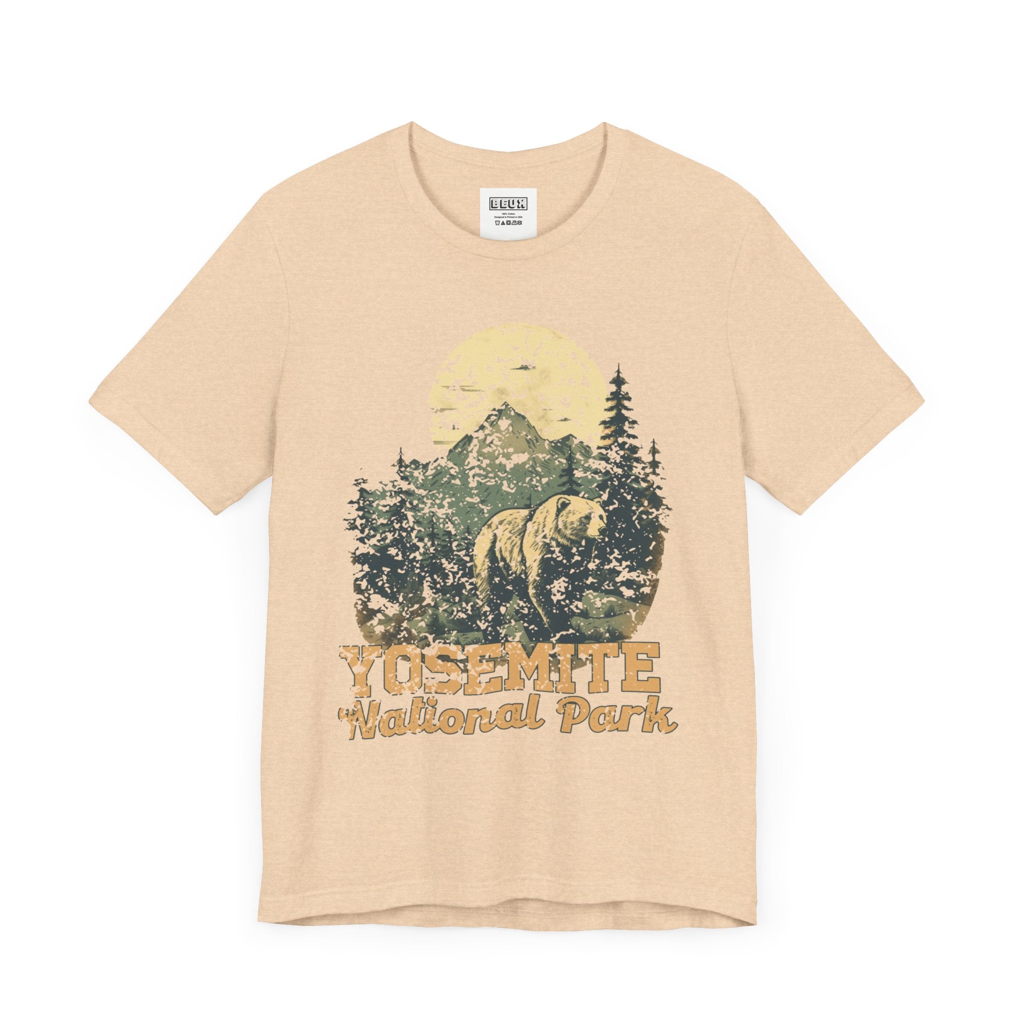 Yosemite National Park Retro Tee | Vintage Half Dome & Waterfalls Shirt
