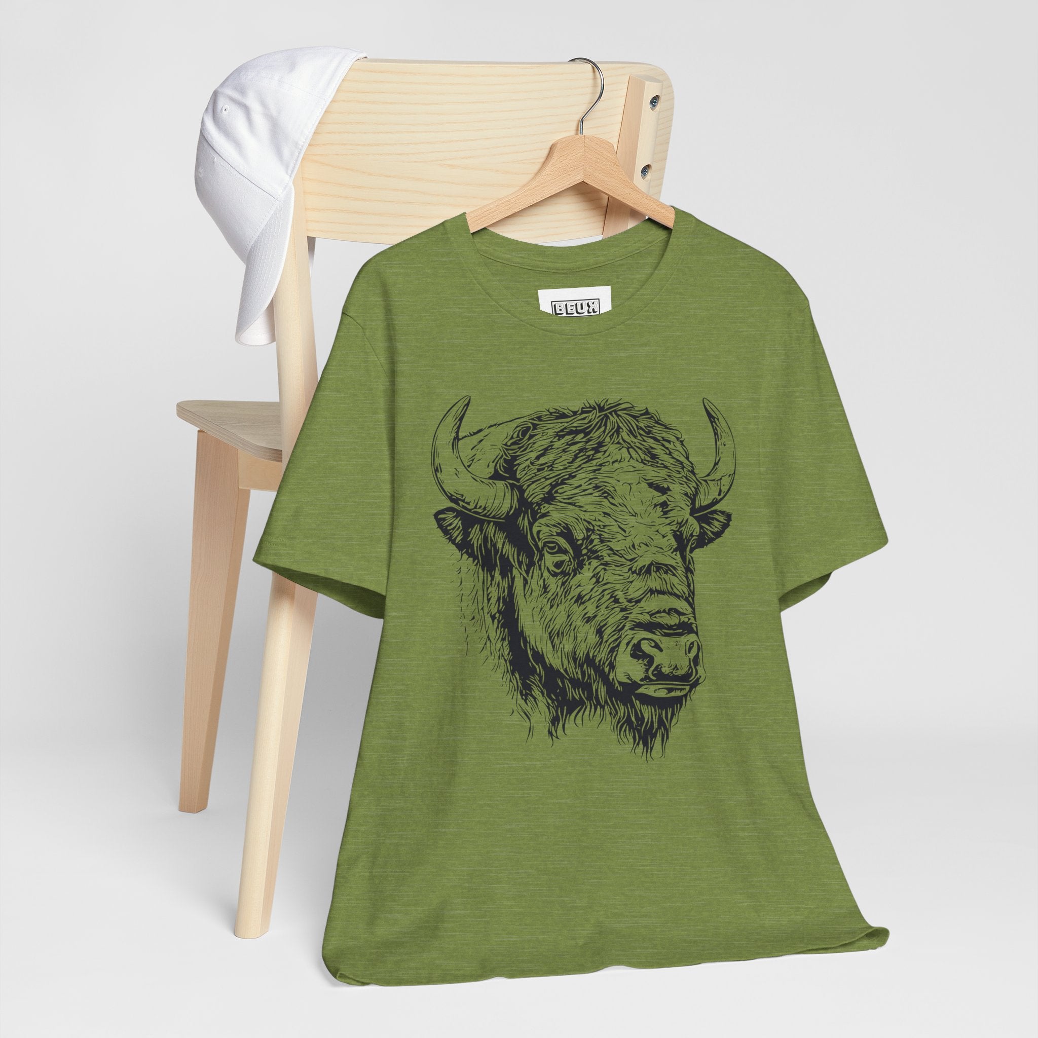 Yellowstone Bison Retro Tee | Vintage Wildlife Adventure Shirt