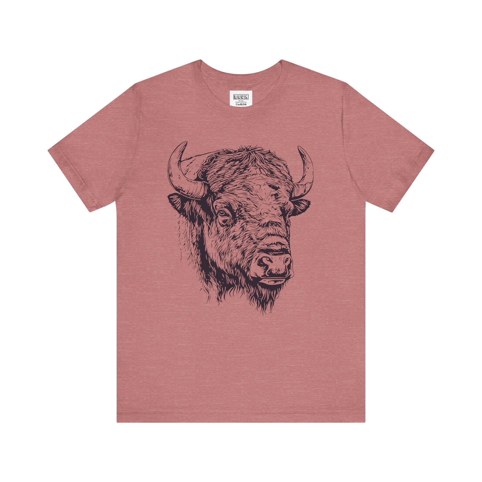 Yellowstone Bison Retro Tee | Vintage Wildlife Adventure Shirt