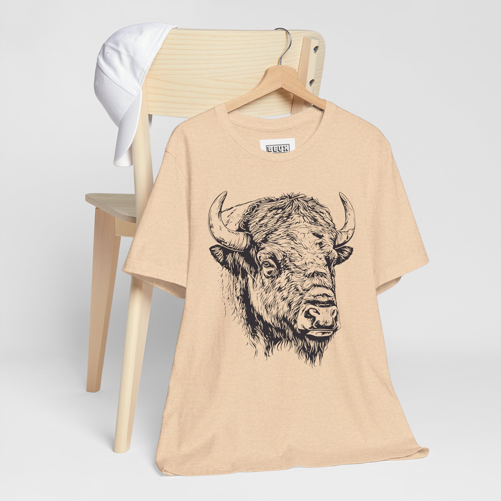 Yellowstone Bison Retro Tee | Vintage Wildlife Adventure Shirt