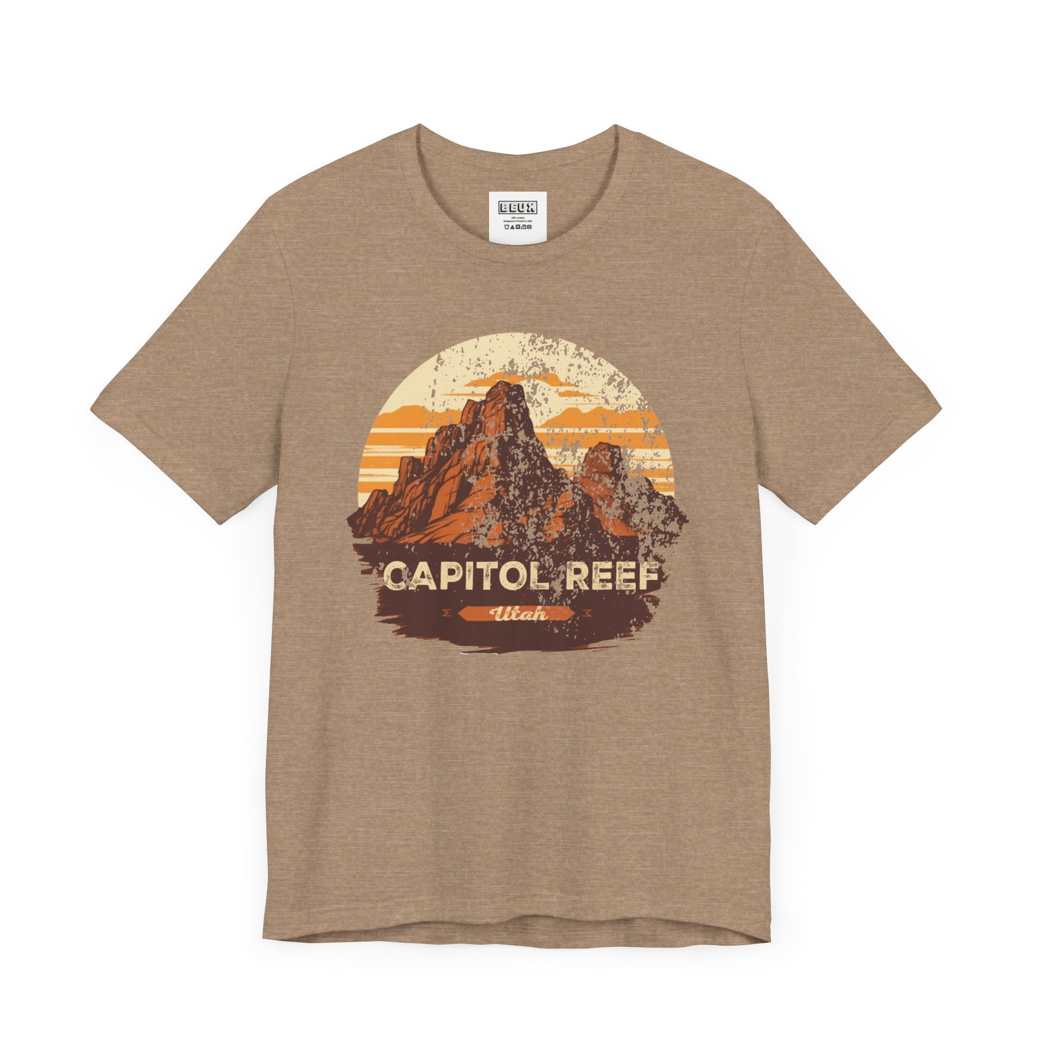 Capitol Reef National Park Retro Tee | Vintage Utah Desert Adventure Shirt