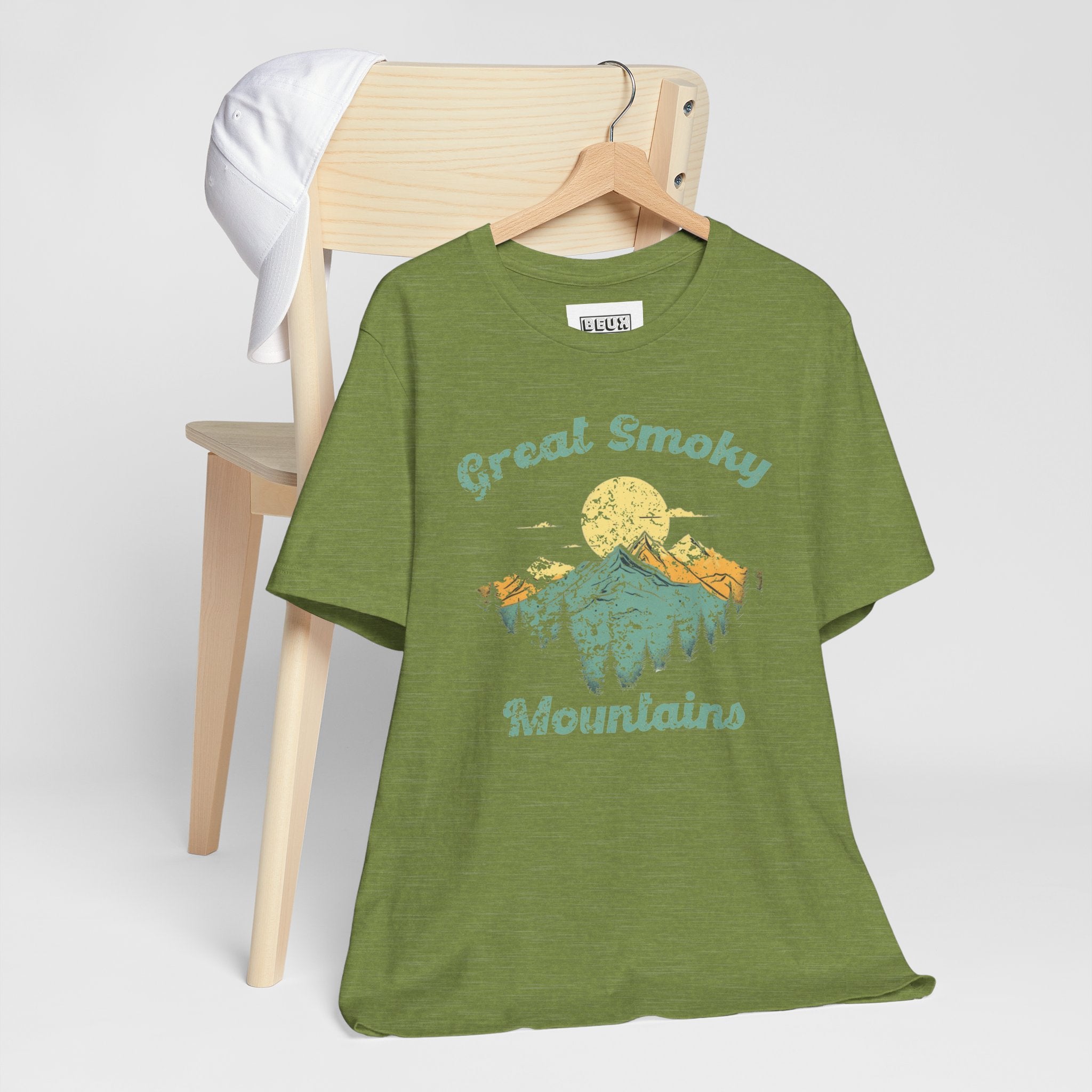 Great Smoky Mountains Retro Tee | Vintage Appalachian Adventure Shirt