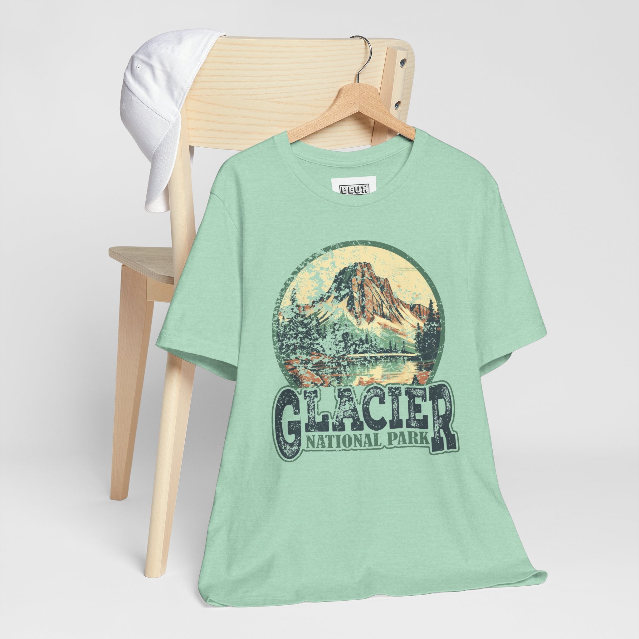 Glacier National Park Retro Tee | Vintage Montana Nature Shirt