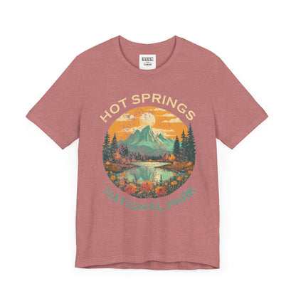 Hot Springs National Park Retro Tee | Vintage Arkansas Adventure Shirt