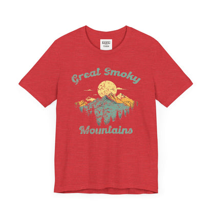 Great Smoky Mountains Retro Tee | Vintage Appalachian Adventure Shirt