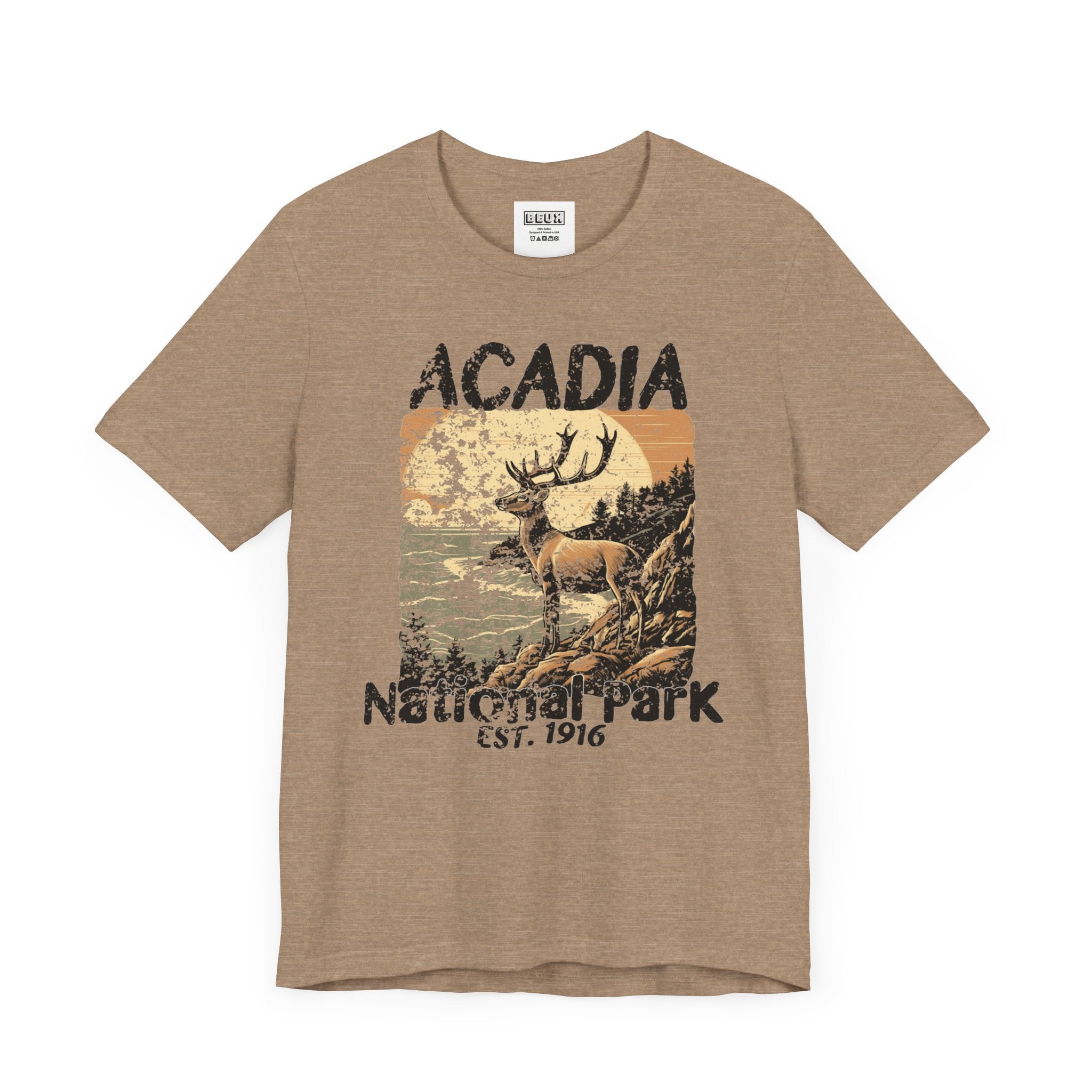 Acadia National Park Retro Tee | Vintage Maine Outdoor Shirt