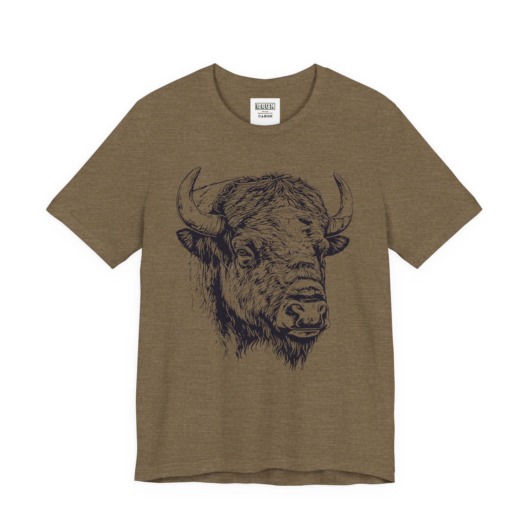 Yellowstone Bison Retro Tee | Vintage Wildlife Adventure Shirt