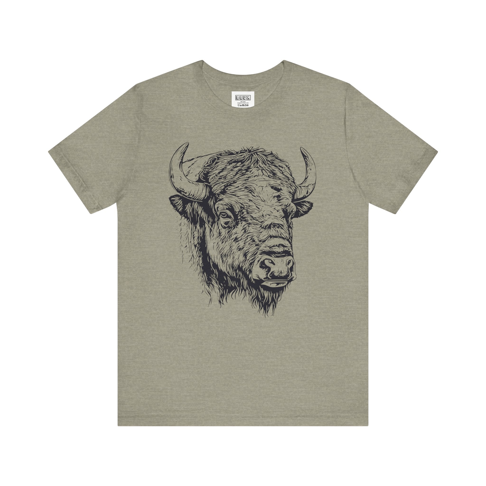Yellowstone Bison Retro Tee | Vintage Wildlife Adventure Shirt