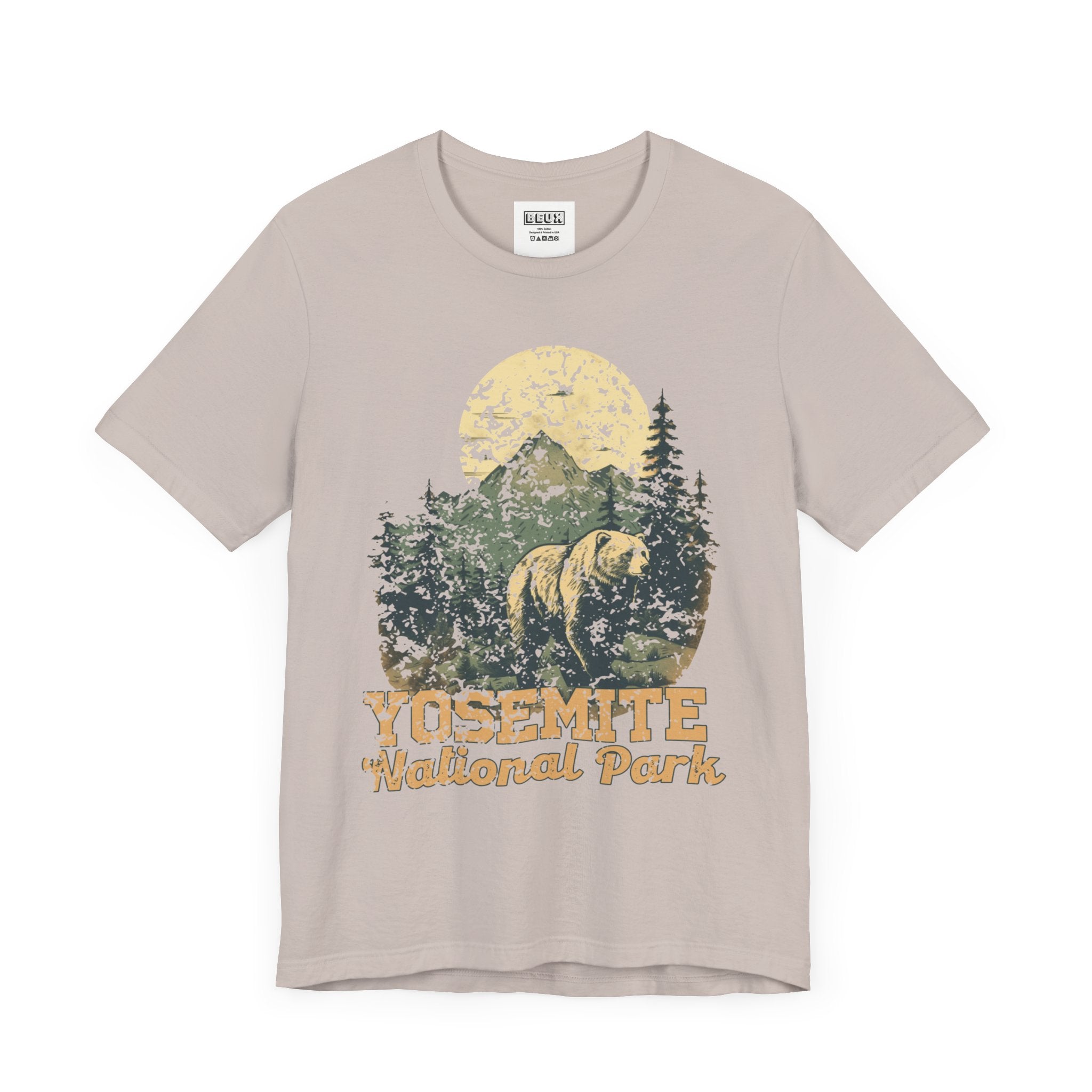 Yosemite National Park Retro Tee | Vintage Half Dome & Waterfalls Shirt