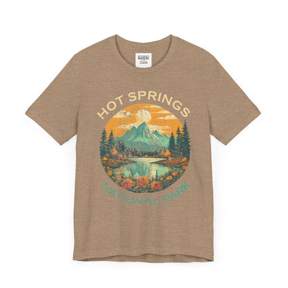 Hot Springs National Park Retro Tee | Vintage Arkansas Adventure Shirt