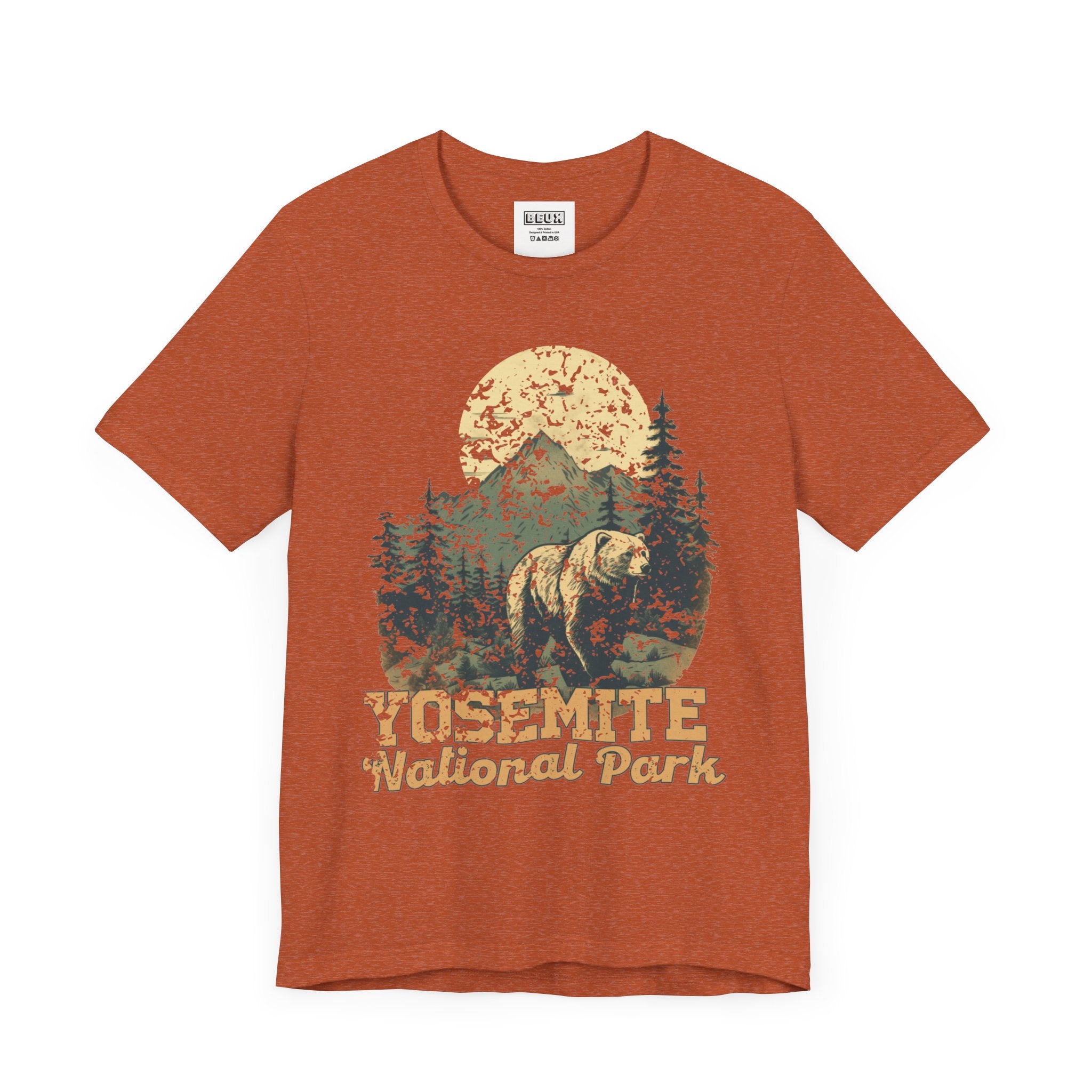 Yosemite National Park Retro Tee | Vintage Half Dome & Waterfalls Shirt