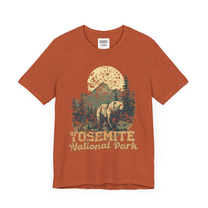 Yosemite National Park Retro Tee | Vintage Half Dome & Waterfalls Shirt