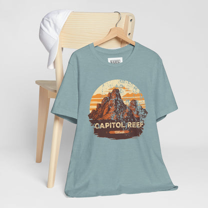 Capitol Reef National Park Retro Tee | Vintage Utah Desert Adventure Shirt