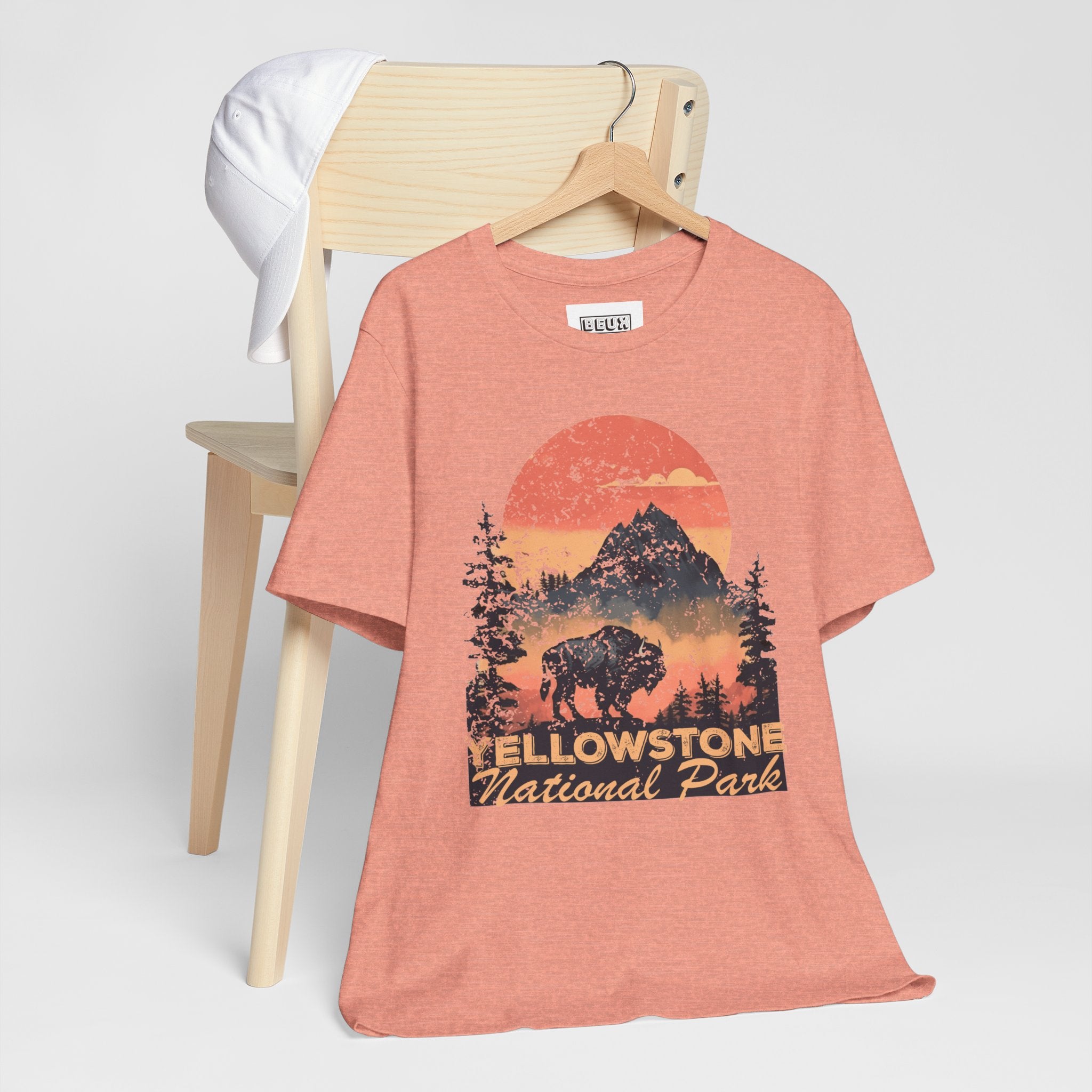 Yellowstone National Park Retro Tee | Vintage Geysers & Wildlife Shirt