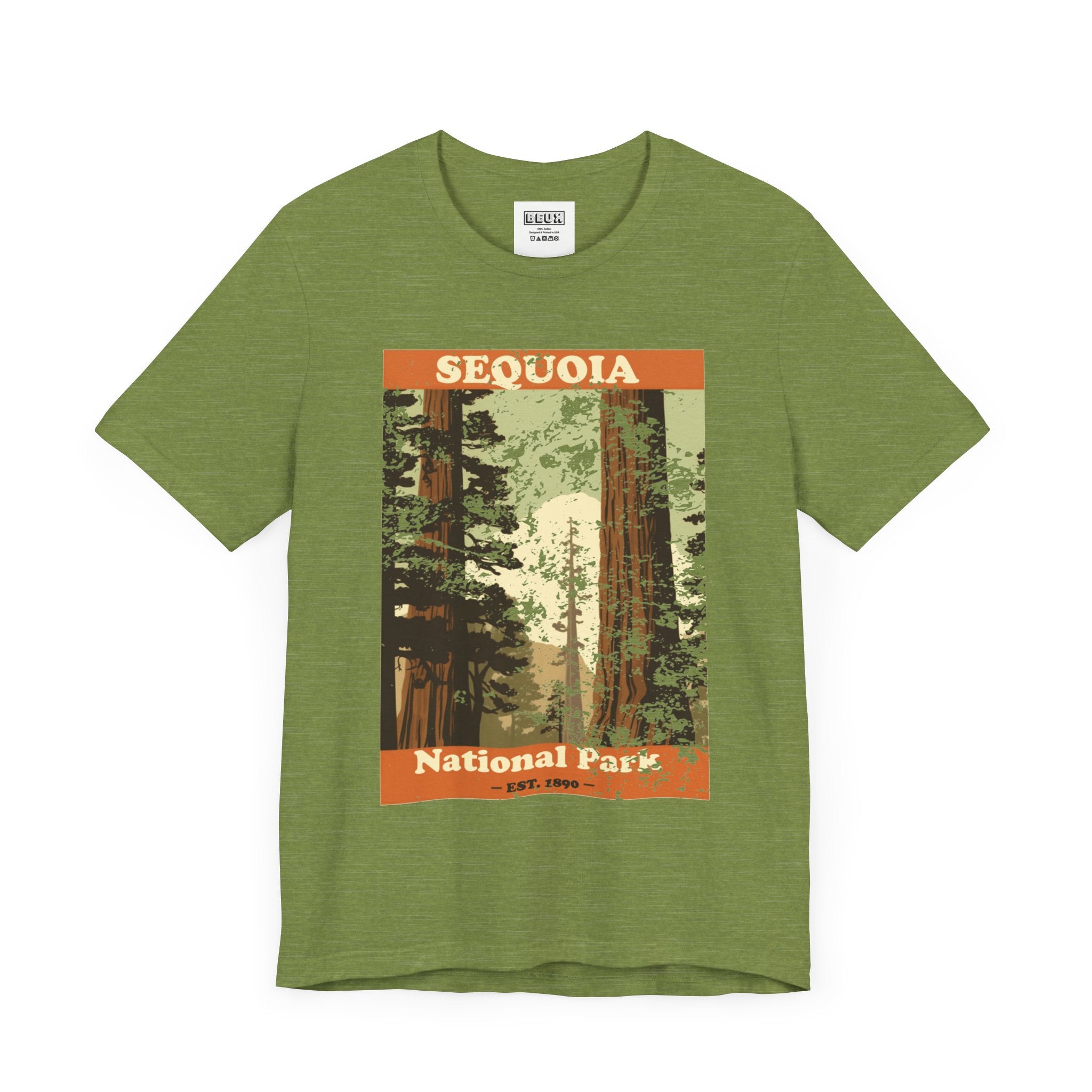 Sequoia National Park Retro Tee | Vintage Giant Trees Adventure Shirt