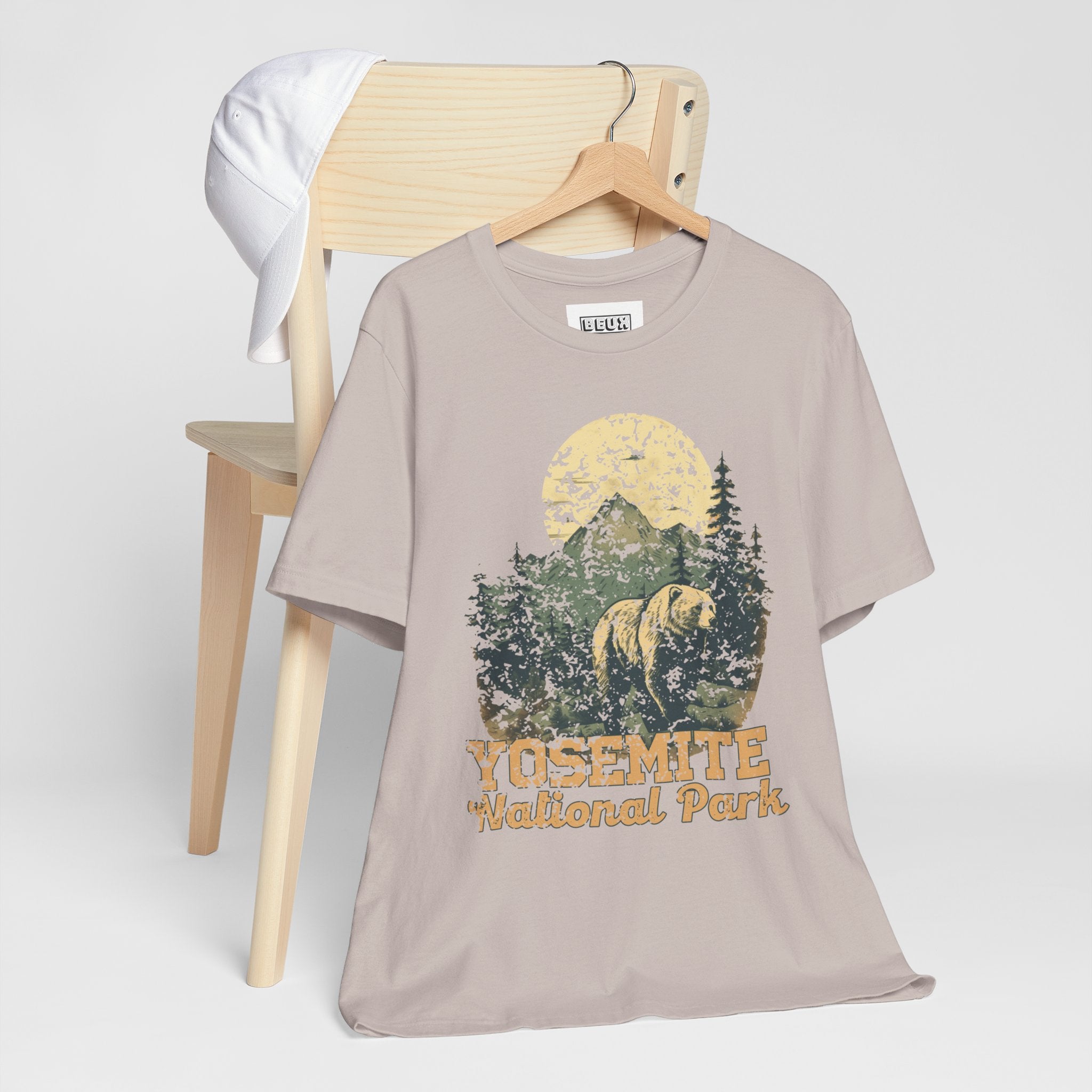 Yosemite National Park Retro Tee | Vintage Half Dome & Waterfalls Shirt