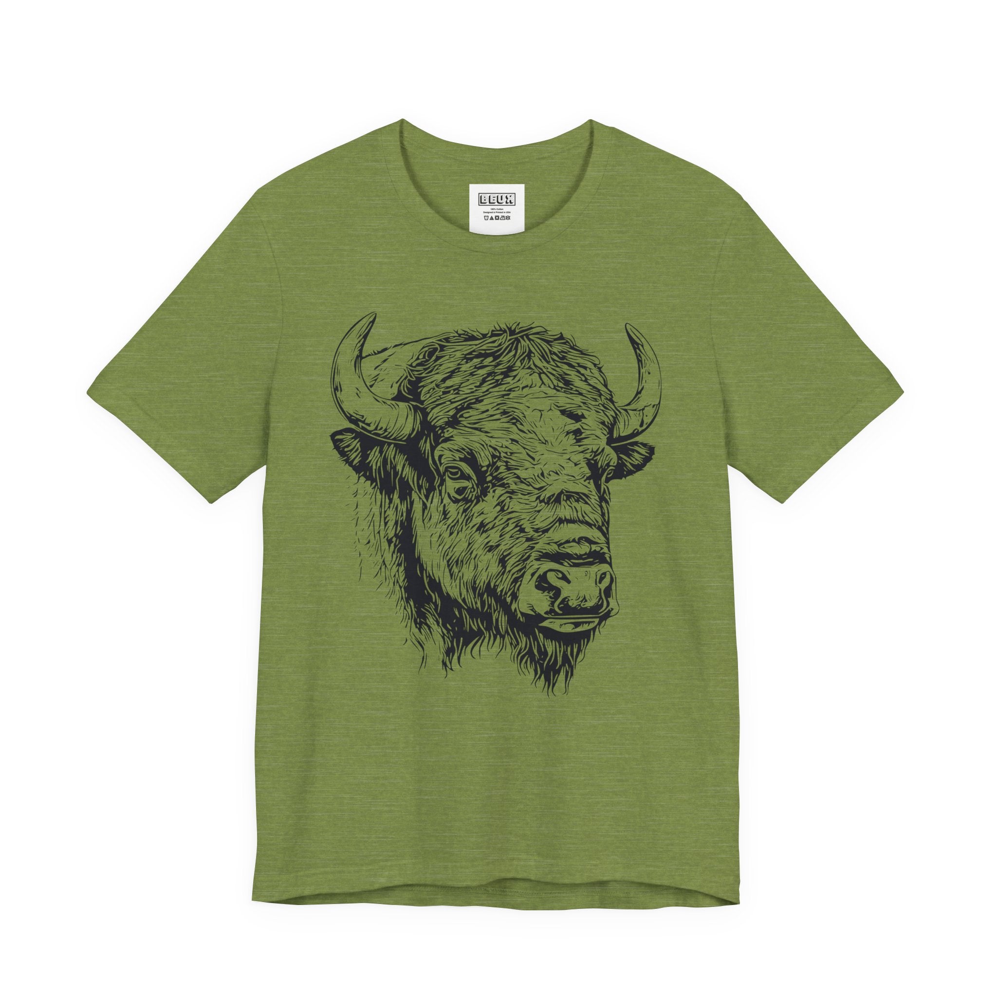 Yellowstone Bison Retro Tee | Vintage Wildlife Adventure Shirt