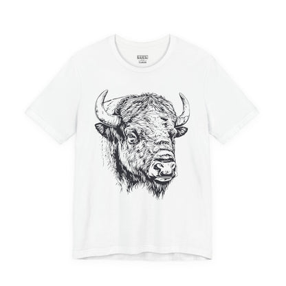 Yellowstone Bison Retro Tee | Vintage Wildlife Adventure Shirt