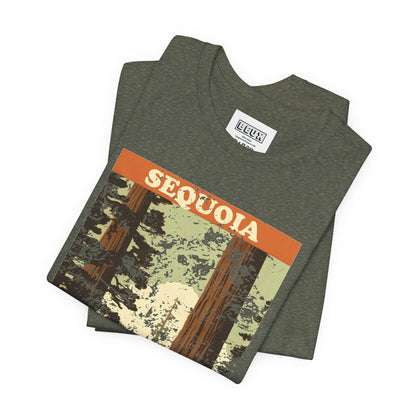 Sequoia National Park Retro Tee | Vintage Giant Trees Adventure Shirt