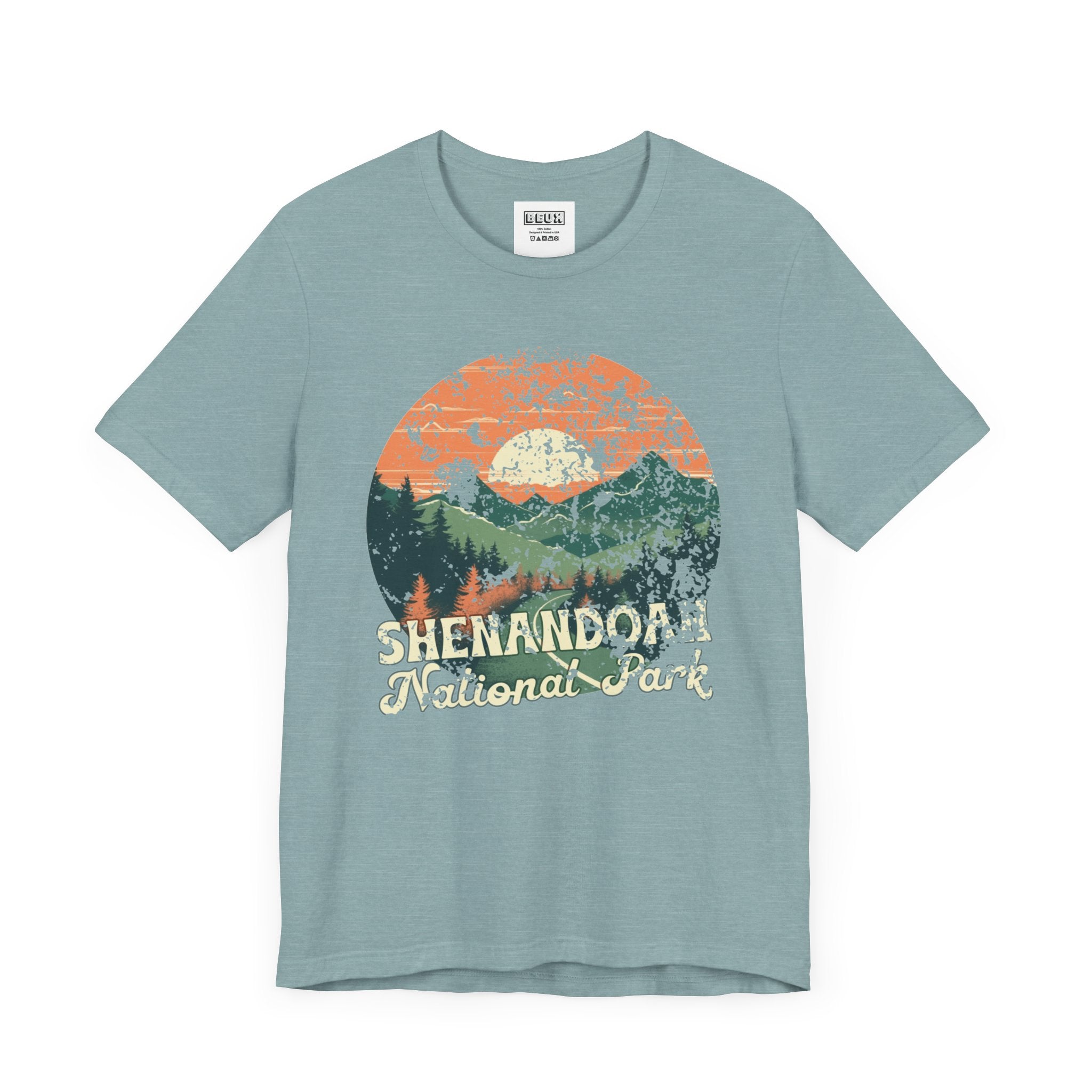 Shenandoah National Park Retro Tee | Vintage Blue Ridge Mountain Shirt