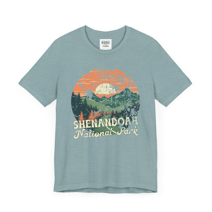 Shenandoah National Park Retro Tee | Vintage Blue Ridge Mountain Shirt