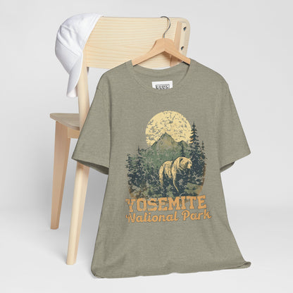 Yosemite National Park Retro Tee | Vintage Half Dome & Waterfalls Shirt