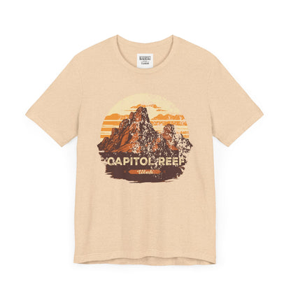 Capitol Reef National Park Retro Tee | Vintage Utah Desert Adventure Shirt