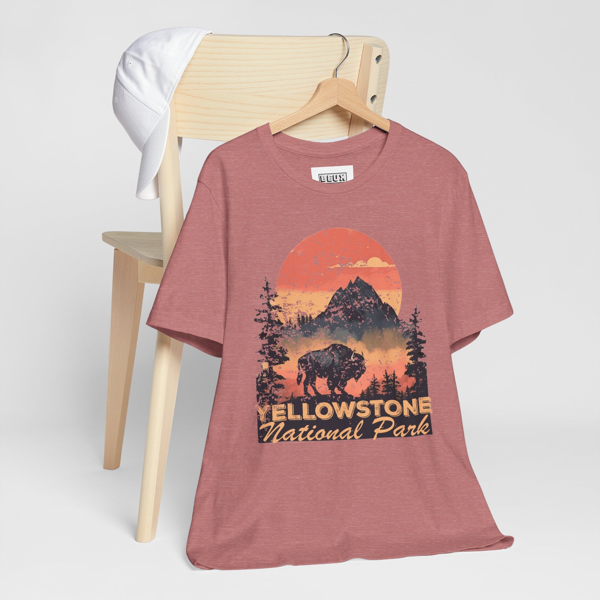 Yellowstone National Park Retro Tee | Vintage Geysers & Wildlife Shirt