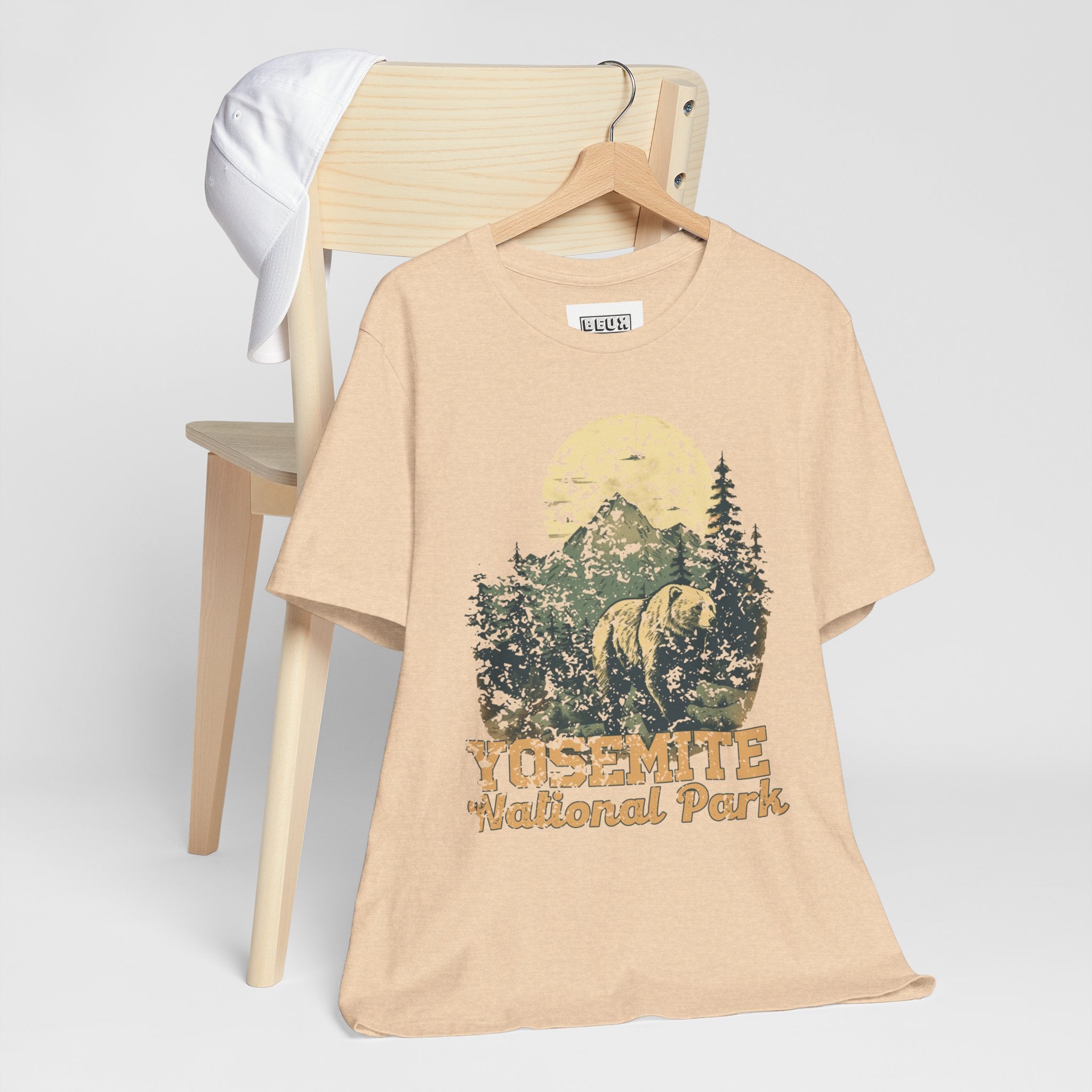 Yosemite National Park Retro Tee | Vintage Half Dome & Waterfalls Shirt