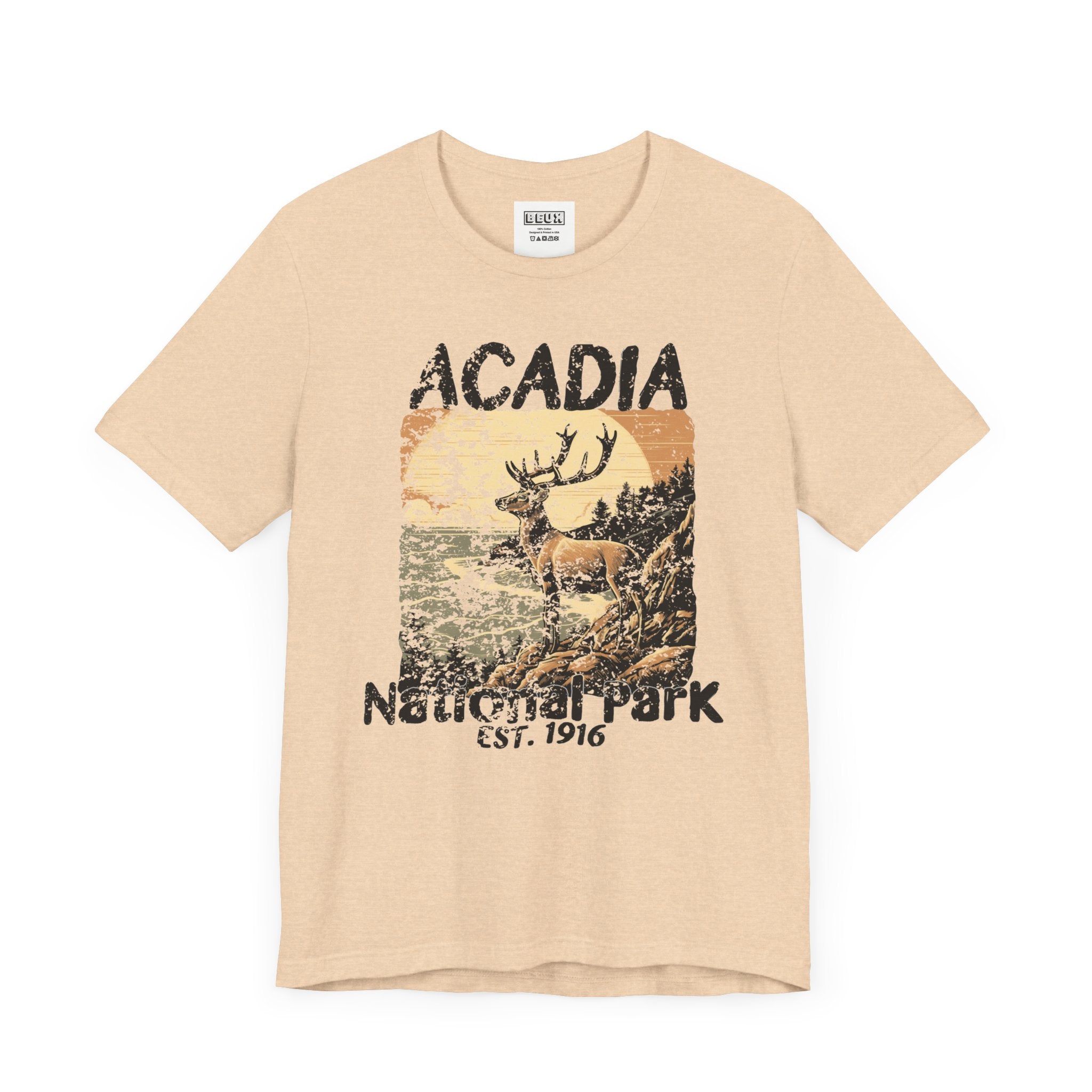 Acadia National Park Retro Tee | Vintage Maine Outdoor Shirt