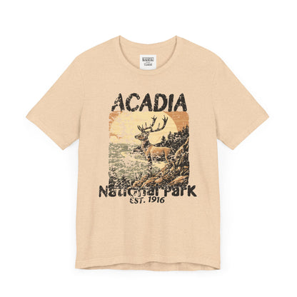 Acadia National Park Retro Tee | Vintage Maine Outdoor Shirt