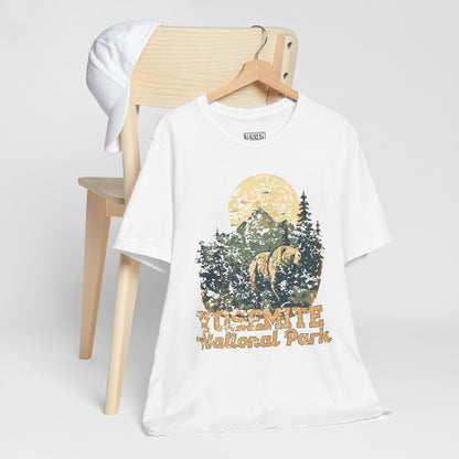 Yosemite National Park Retro Tee | Vintage Half Dome & Waterfalls Shirt