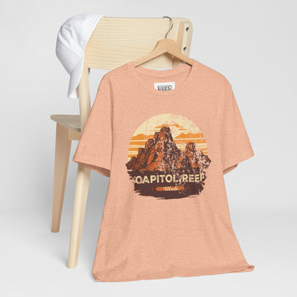 Capitol Reef National Park Retro Tee | Vintage Utah Desert Adventure Shirt