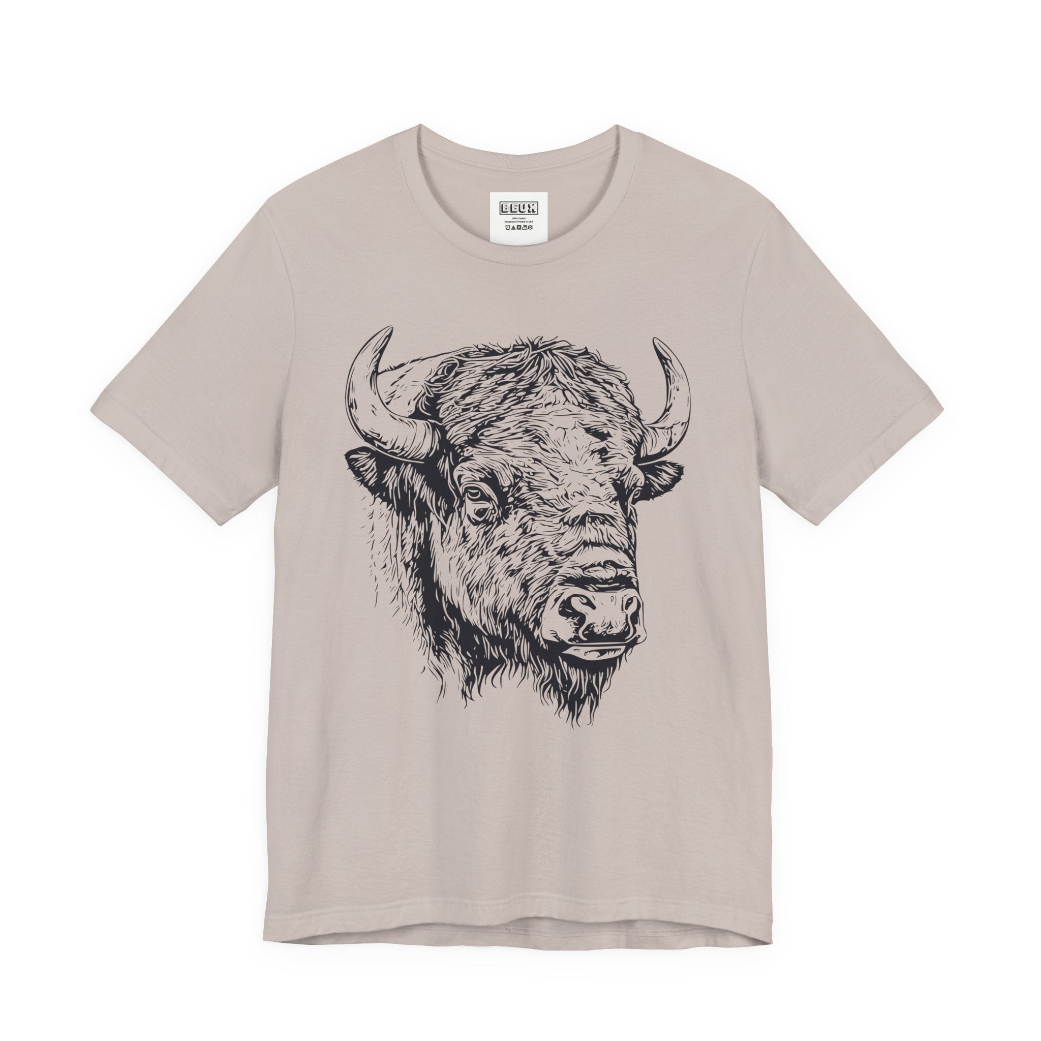 Yellowstone Bison Retro Tee | Vintage Wildlife Adventure Shirt