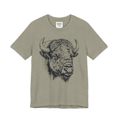 Yellowstone Bison Retro Tee | Vintage Wildlife Adventure Shirt