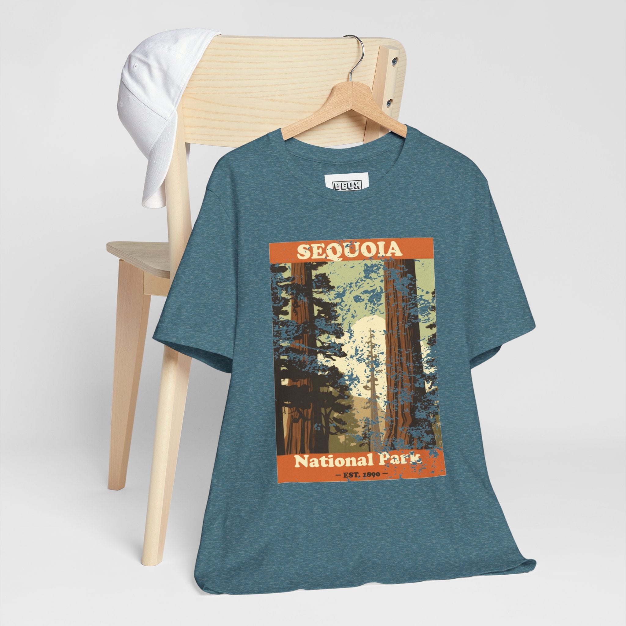 Sequoia National Park Retro Tee | Vintage Giant Trees Adventure Shirt