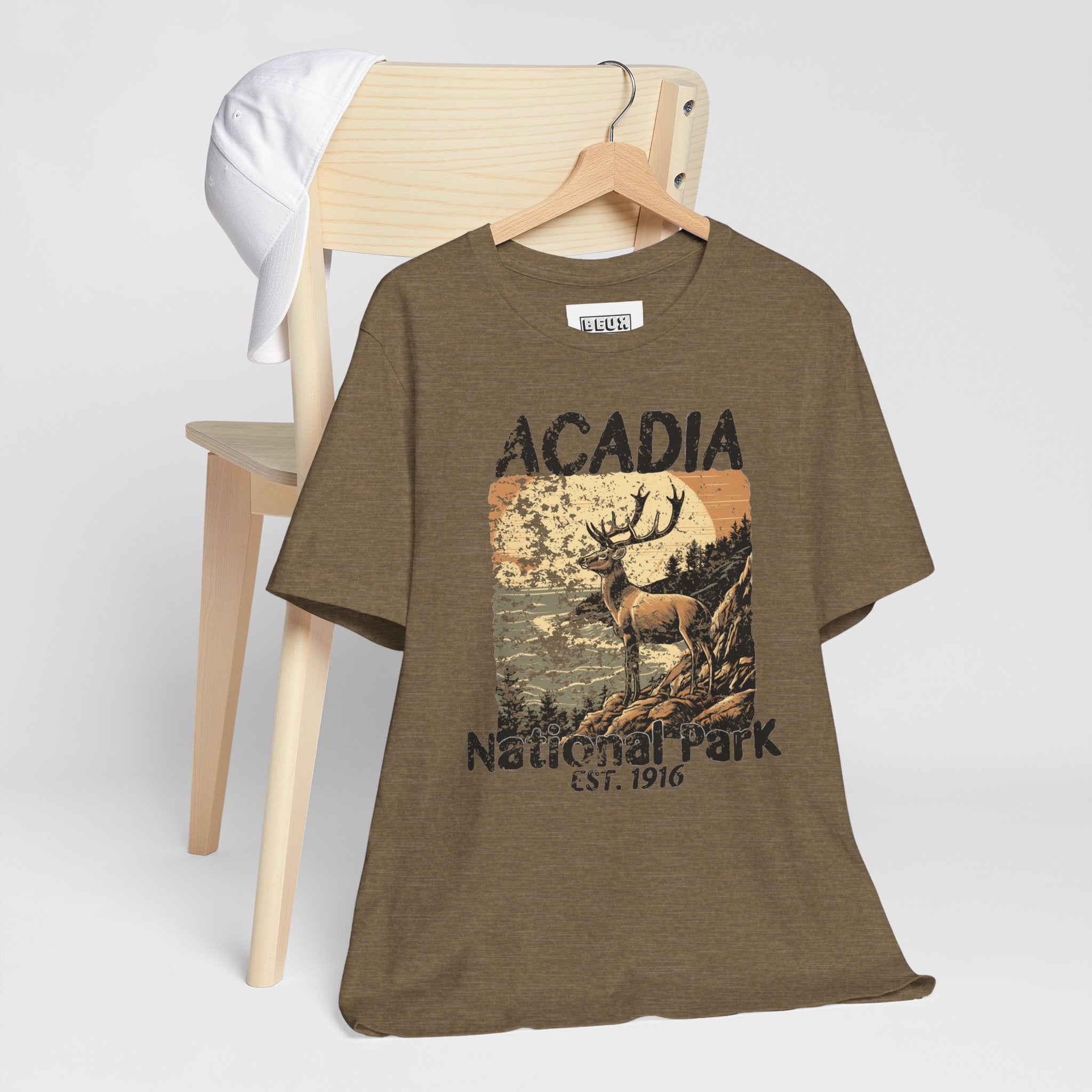 Acadia National Park Retro Tee | Vintage Maine Outdoor Shirt