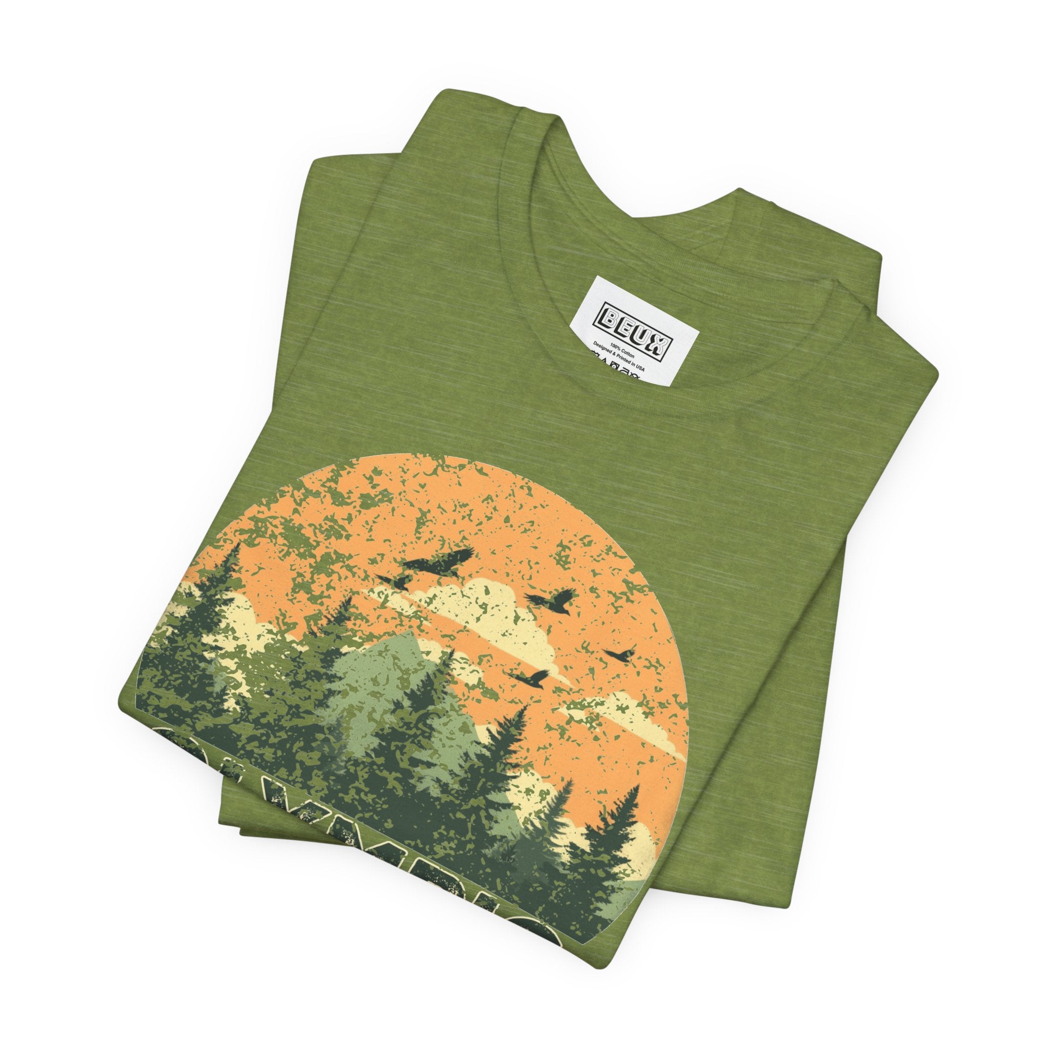 Olympic National Park Retro Tee | Vintage Washington Coastal Adventure Shirt