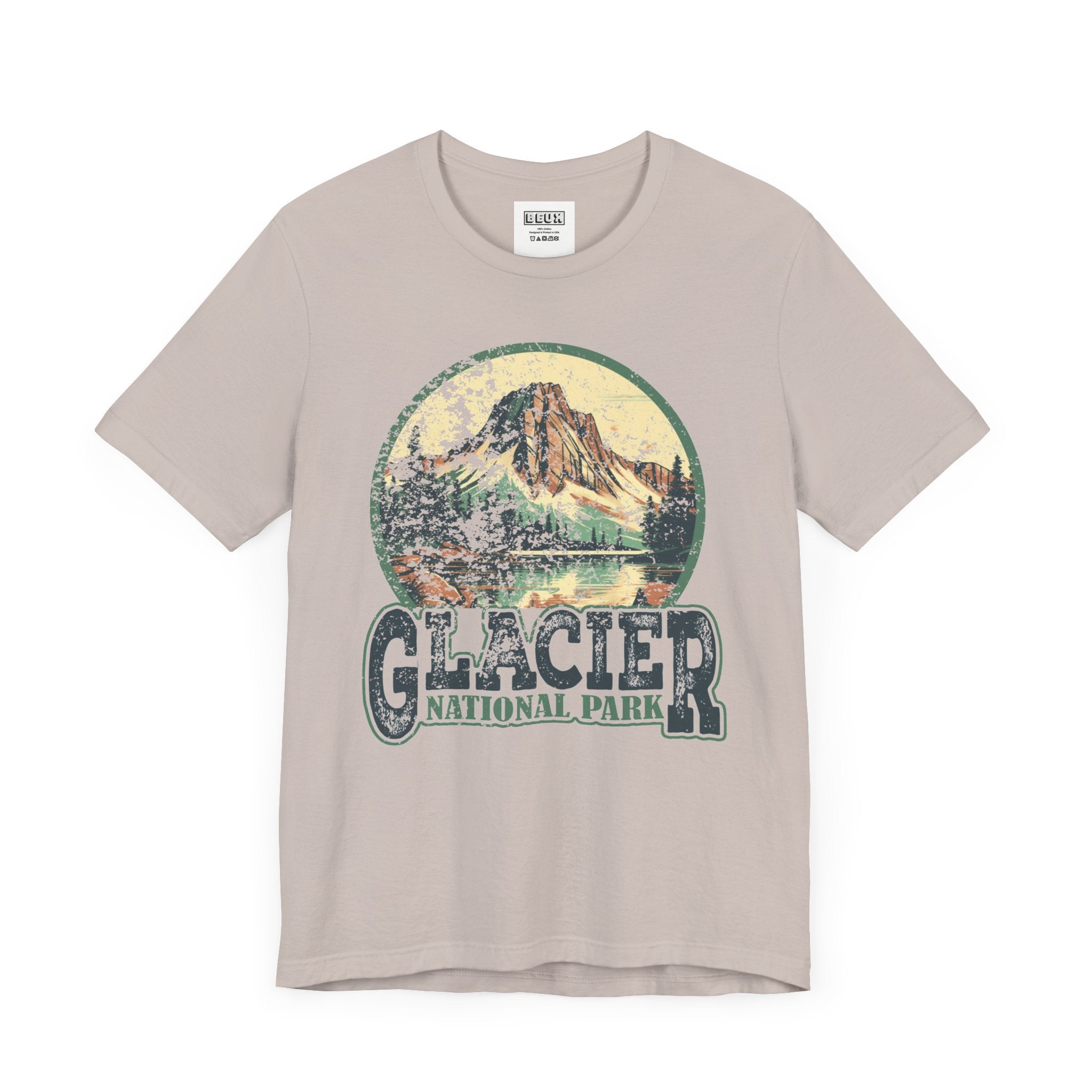 Glacier National Park Retro Tee | Vintage Montana Nature Shirt