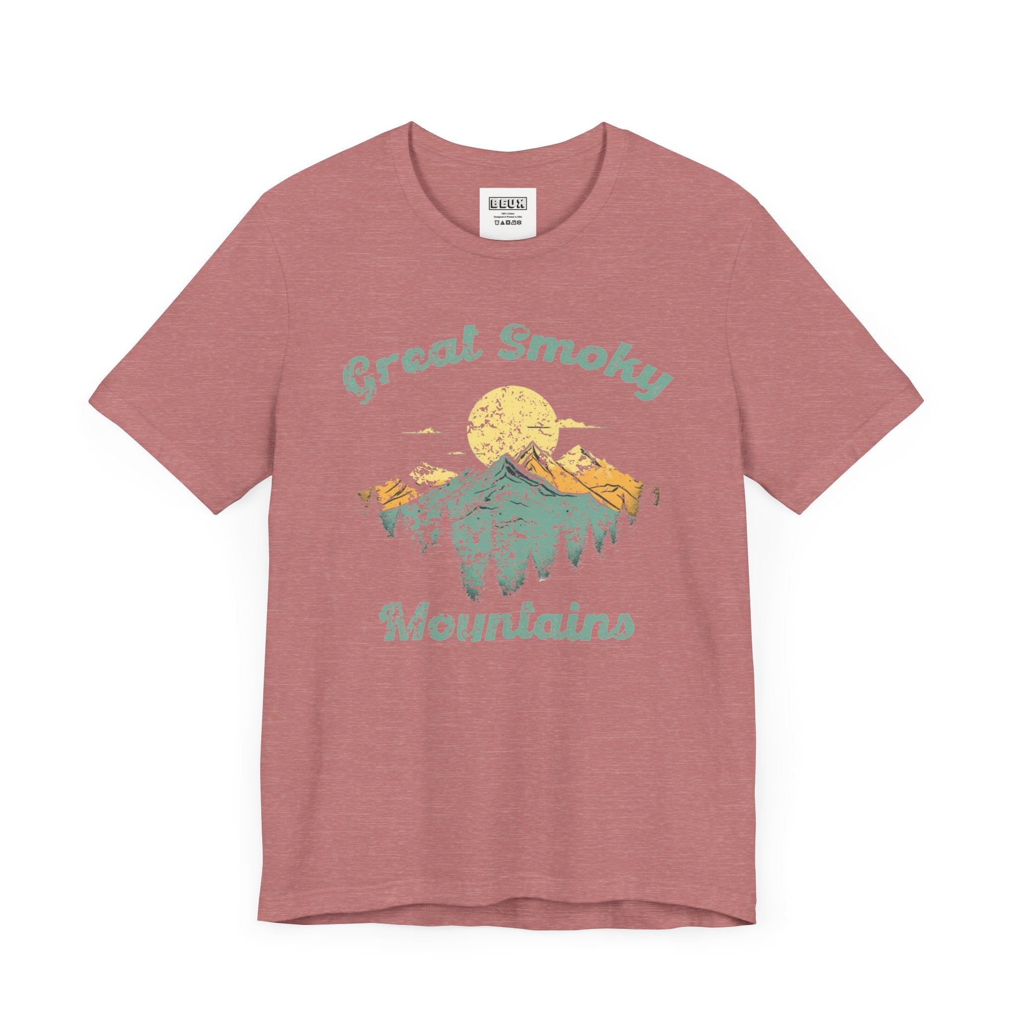 Great Smoky Mountains Retro Tee | Vintage Appalachian Adventure Shirt