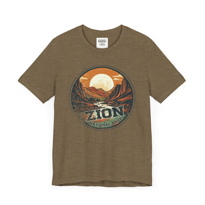 Zion National Park Retro Tee | Vintage Utah Adventure Shirt