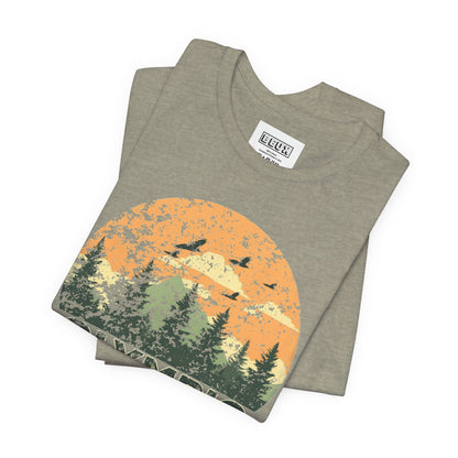 Olympic National Park Retro Tee | Vintage Washington Coastal Adventure Shirt