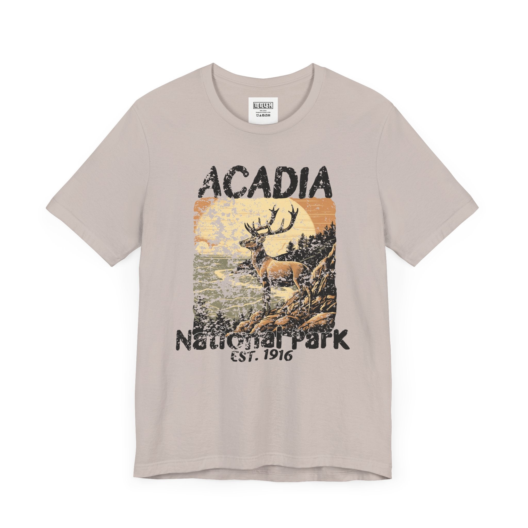 Acadia National Park Retro Tee | Vintage Maine Outdoor Shirt