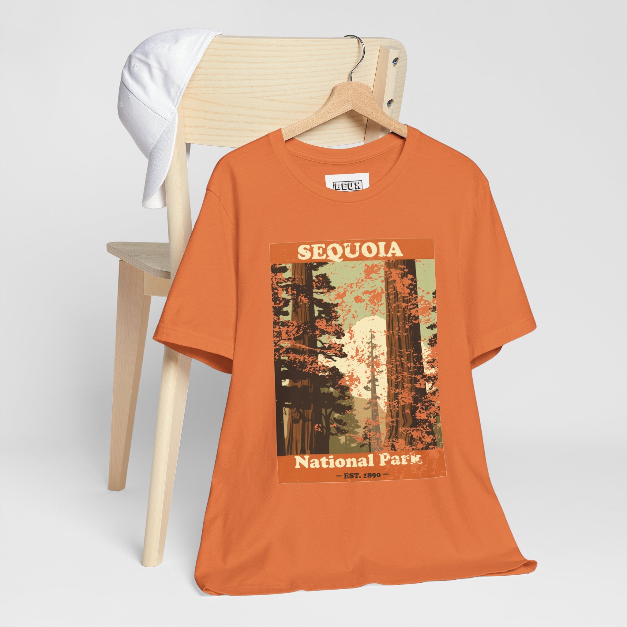 Sequoia National Park Retro Tee | Vintage Giant Trees Adventure Shirt