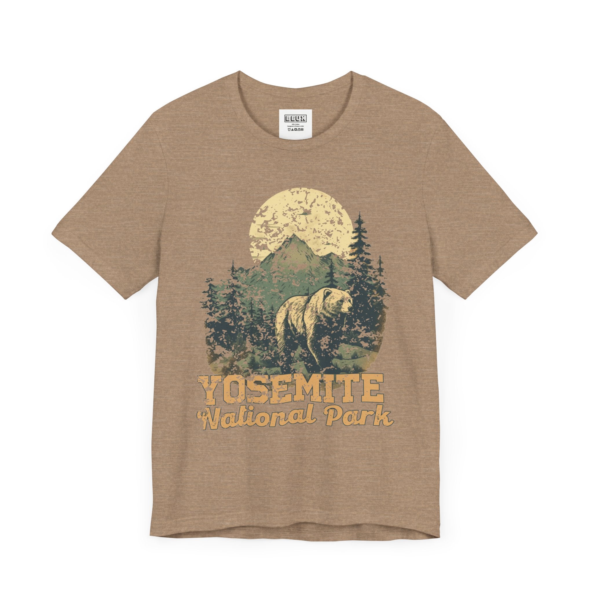 Yosemite National Park Retro Tee | Vintage Half Dome & Waterfalls Shirt