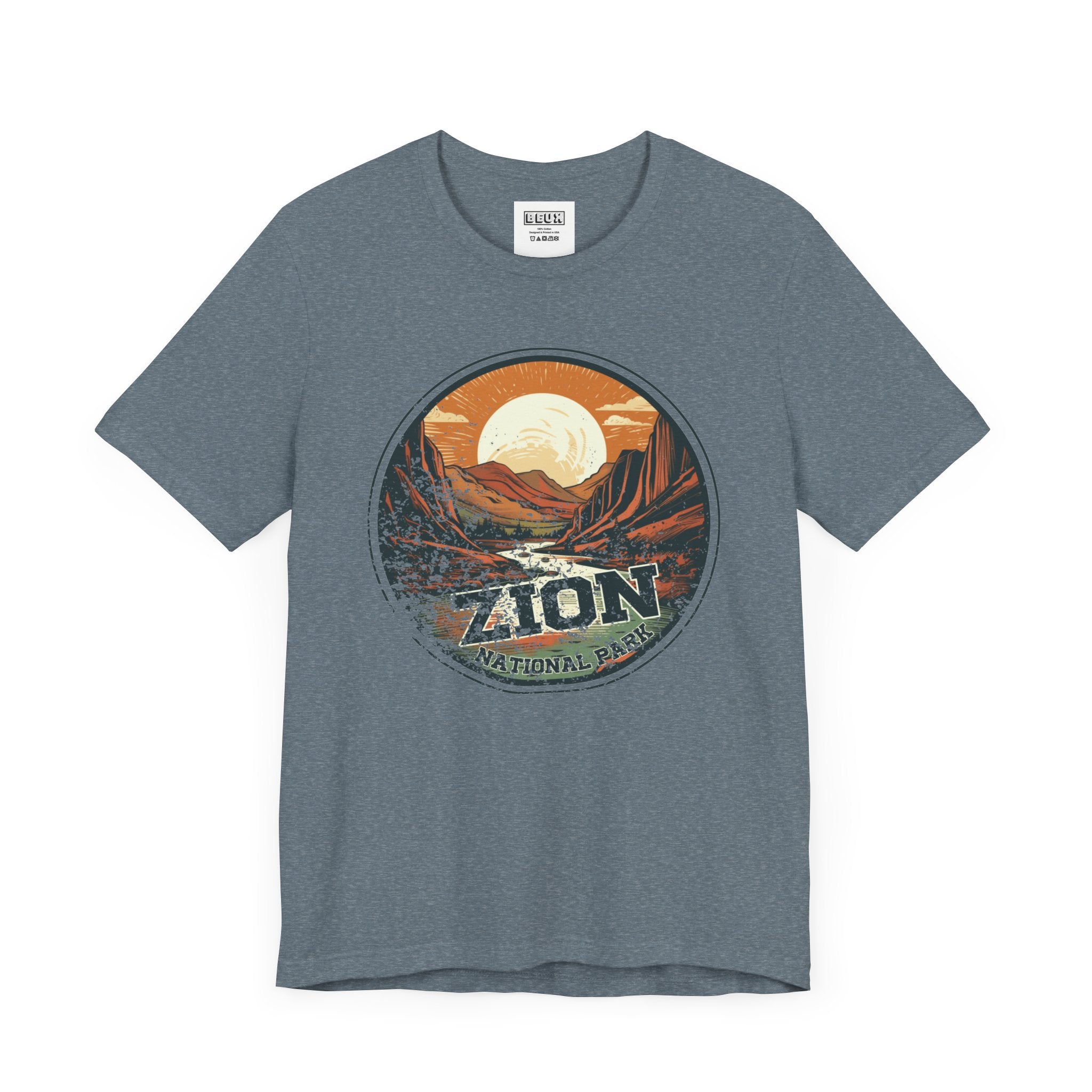 Zion National Park Retro Tee | Vintage Utah Adventure Shirt