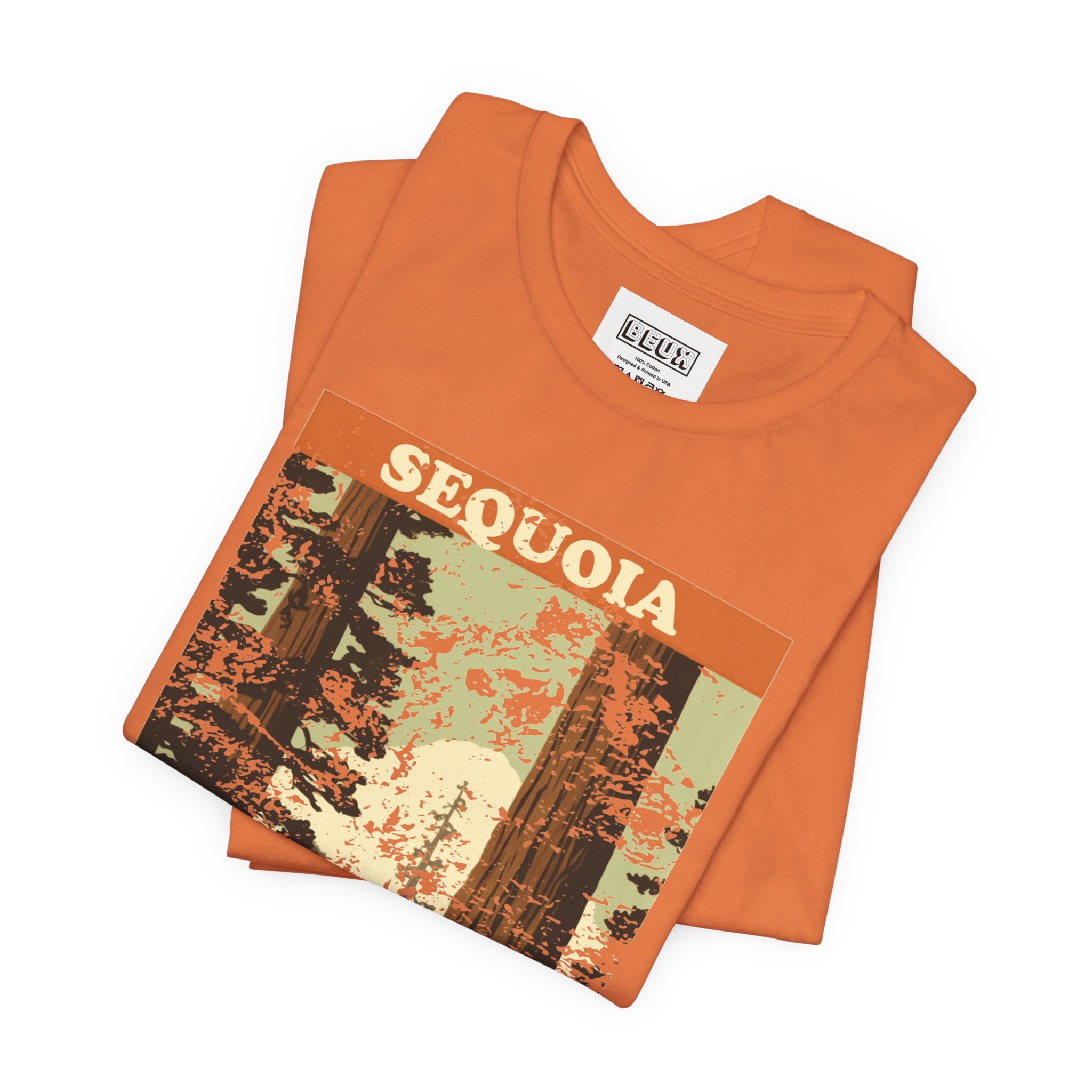 Sequoia National Park Retro Tee | Vintage Giant Trees Adventure Shirt